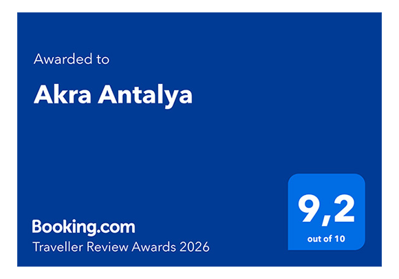 Akra Antalya Booking Awards Card3