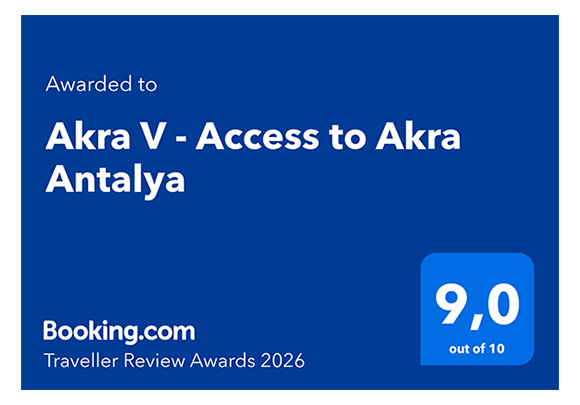 Akra V Booking Awards 2026