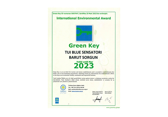 Akra Sorgun Green Key Card 2