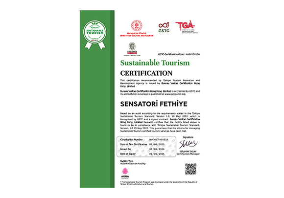 Akra Fethiye Sertifikalarımız Surdurulebilir Turizm 24 25 2